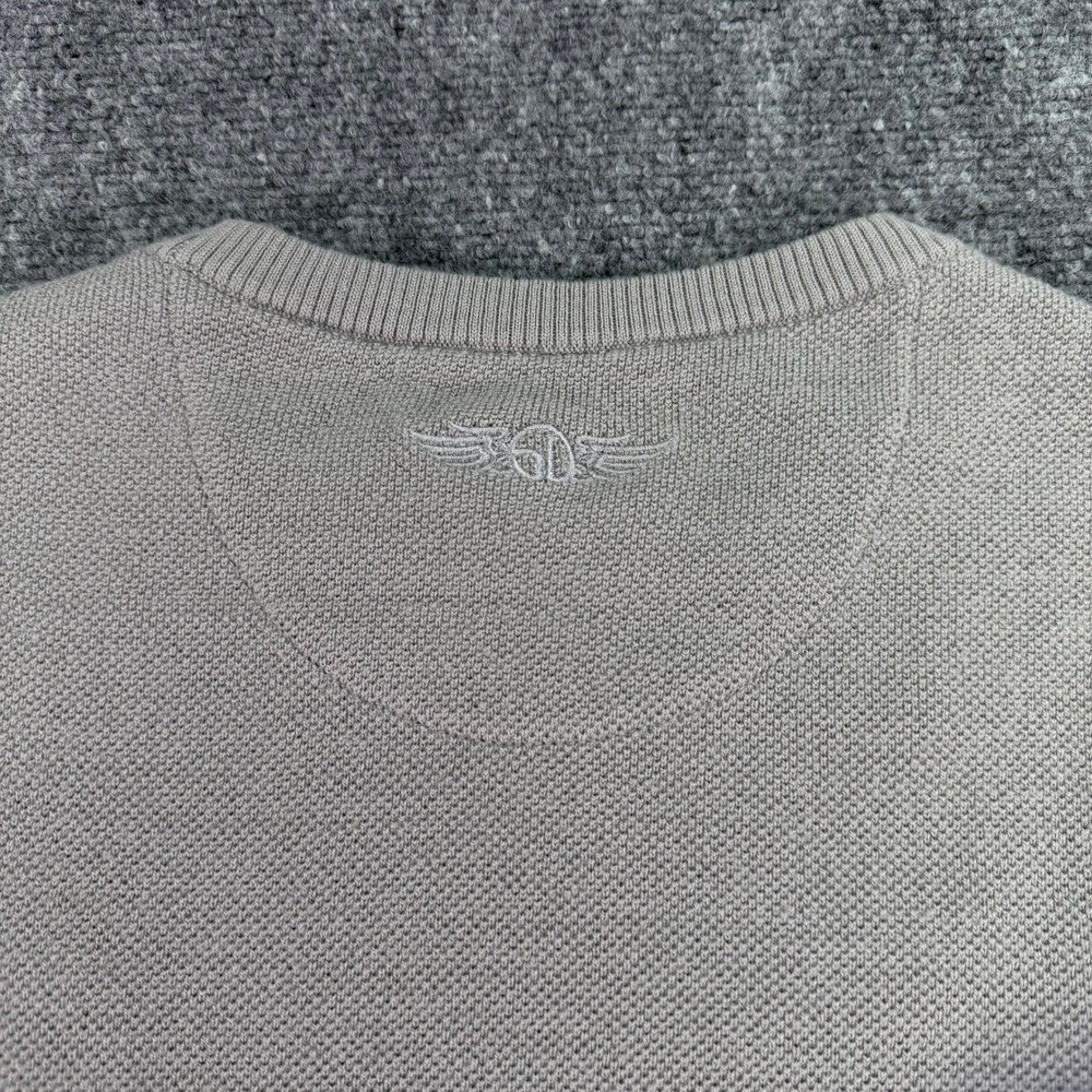Michigan State Spartans Sweater Mens Medium Straight Down Merino Wool Blend Gray - Picture 6 of 11